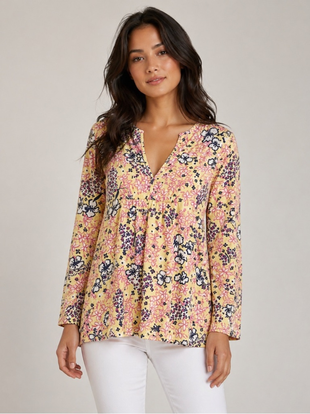 Lily Pulitzer Floral Print Women's Top Size Small boho  Floral Lightweight top